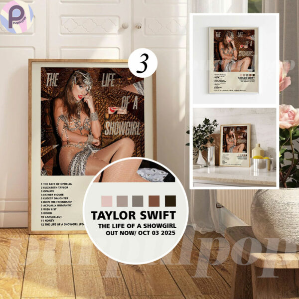 Taylor Swift The Life of a Showgirl TS12 Poster