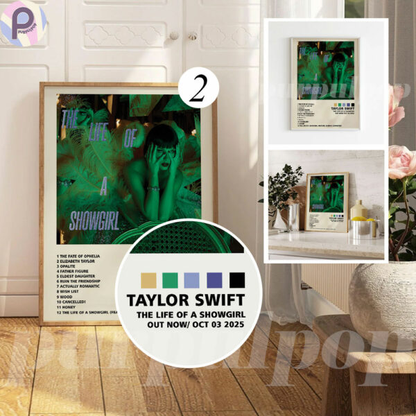 Taylor Swift The Life of a Showgirl TS12 Poster