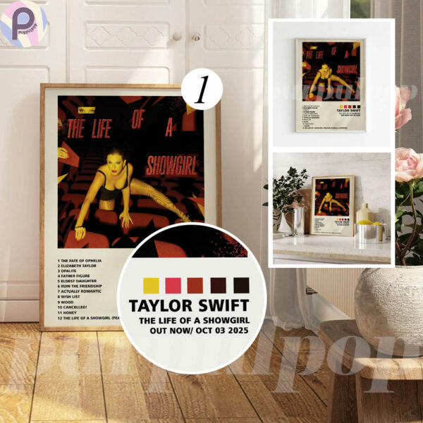 Taylor Swift The Life of a Showgirl TS12 Poster