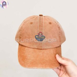 Ponyo Ghibli Embroidered Washed Hat