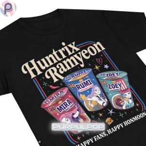 Huntrix Ramyeon Rumi Zoey Mira Kpop Shirt