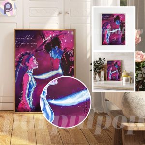Rujinu Couple Rumi Jinu Kpop Demon Hunter Poster