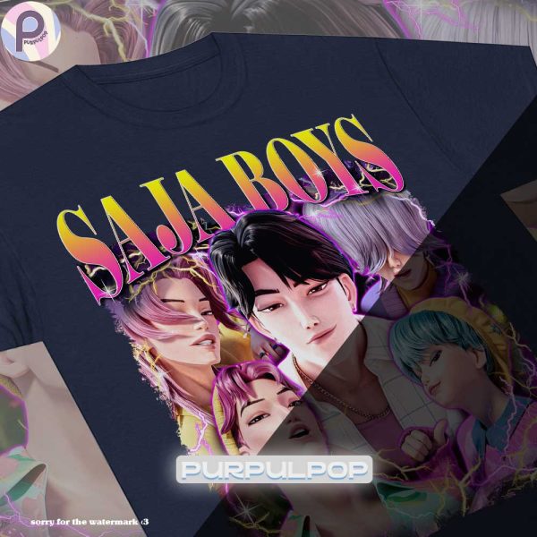 KPop Demon Hunsters Saja Boys Jinu Abs Mystery Romance Baby Shirt