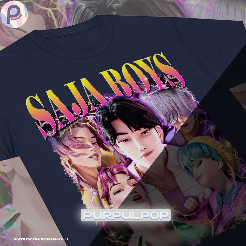 KPop Demon Hunsters Saja Boys Jinu Abs Mystery Romance Baby Shirt KPop Demon Hunsters Saja Boys Jinu Abs Mystery Romance Baby Shirt