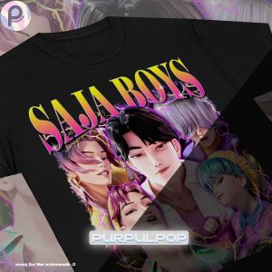 KPop Demon Hunsters Saja Boys Jinu Abs Mystery Romance Baby Shirt