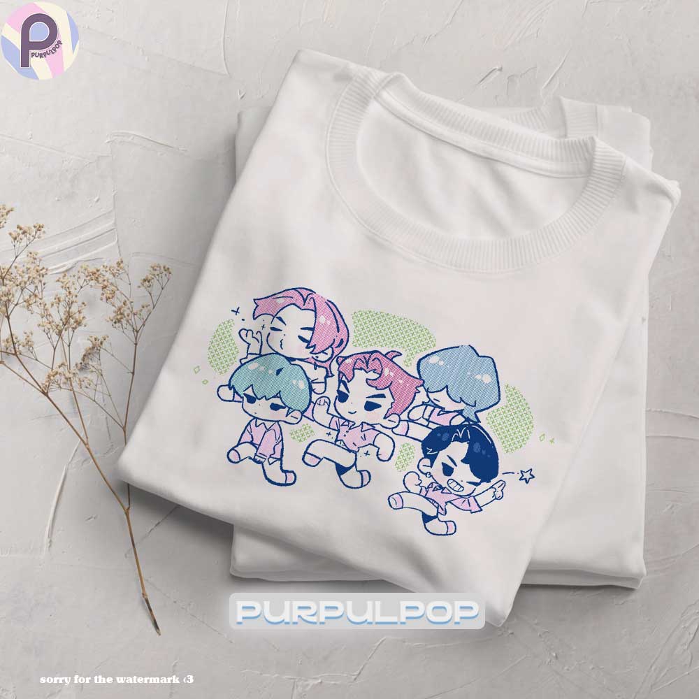 Saja Boys Chibi Kpop Demon Hunters Shirt Saja Boys Chibi Kpop Demon Hunters Shirt