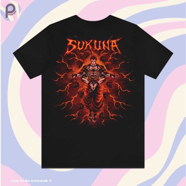 Sukuna Ryomen Thunder Devil Jujutsu Kaisen Shirt