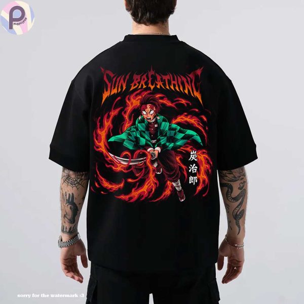 Tanjiro Sun Breathing Demon Slayer Shirt