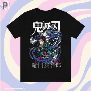 Tanjiro Kamado Fighting Kimetsu no Yaiba Shirt