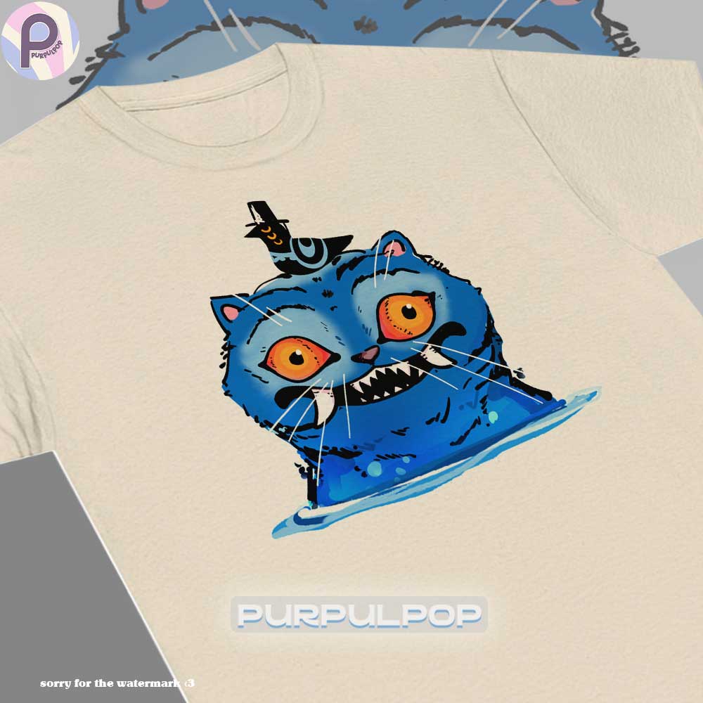 Blue Tiger Kpop Demon Hunters Cute Shirt Blue Tiger Kpop Demon Hunters Cute Shirt