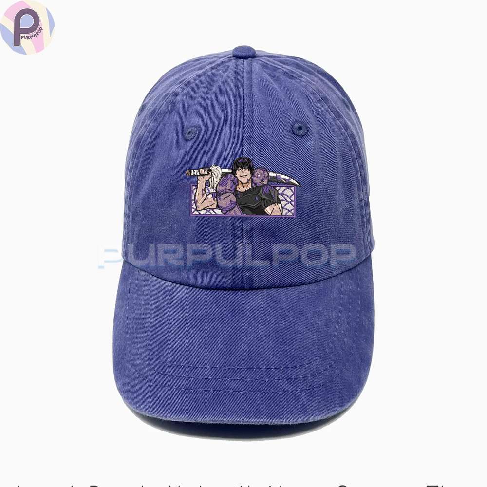 Toji Fushiguro JJK Embroidered Washed Hat Toji Fushiguro JJK Embroidered Washed Hat