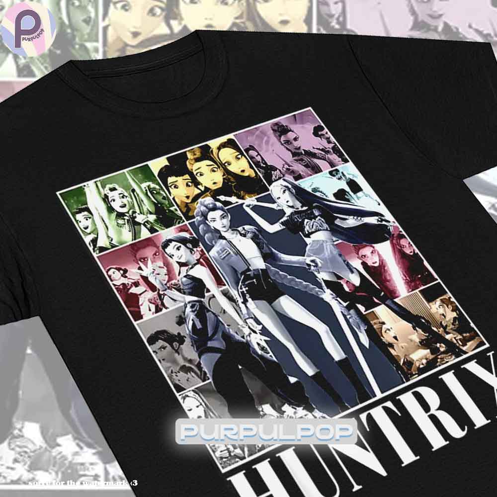 Huntrix Mira Rumi Zoey Eras Kpop Demon Hunters Shirt Huntrix Mira Rumi Zoey Eras Kpop Demon Hunters Shirt