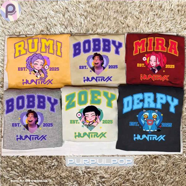 Kpop Demon Hunters Characters Huntrix Saja Boys Shirt