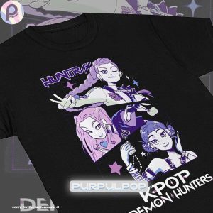Kpop Demon Hunters Huntrix Rumi Mira Zoey Shirt