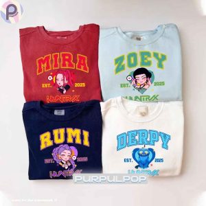 Kpop Demon Hunters Characters Huntrix Saja Boys Shirt