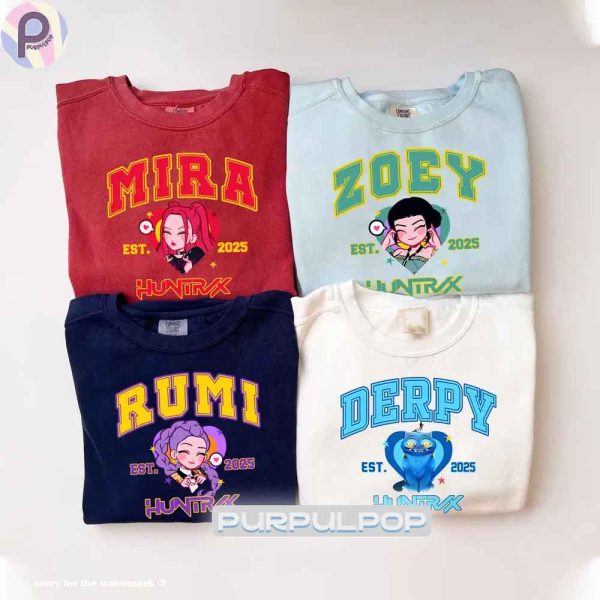 Kpop Demon Hunters Characters Huntrix Saja Boys Shirt