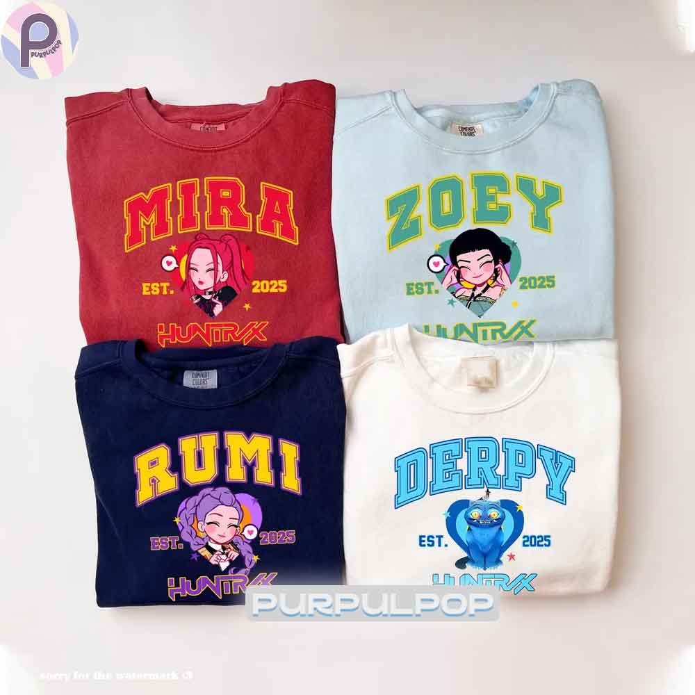 Kpop Demon Hunters Characters Huntrix Saja Boys Shirt Kpop Demon Hunters Characters Huntrix Saja Boys Shirt