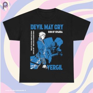 Devil May Cry Vergil Anime Son of Sparda Shirt