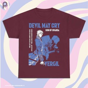 Devil May Cry Vergil Anime Son of Sparda Shirt