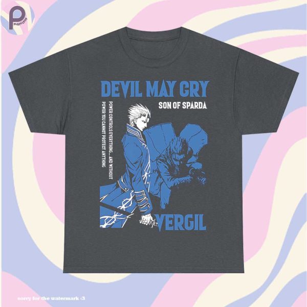 Devil May Cry Vergil Anime Son of Sparda Shirt