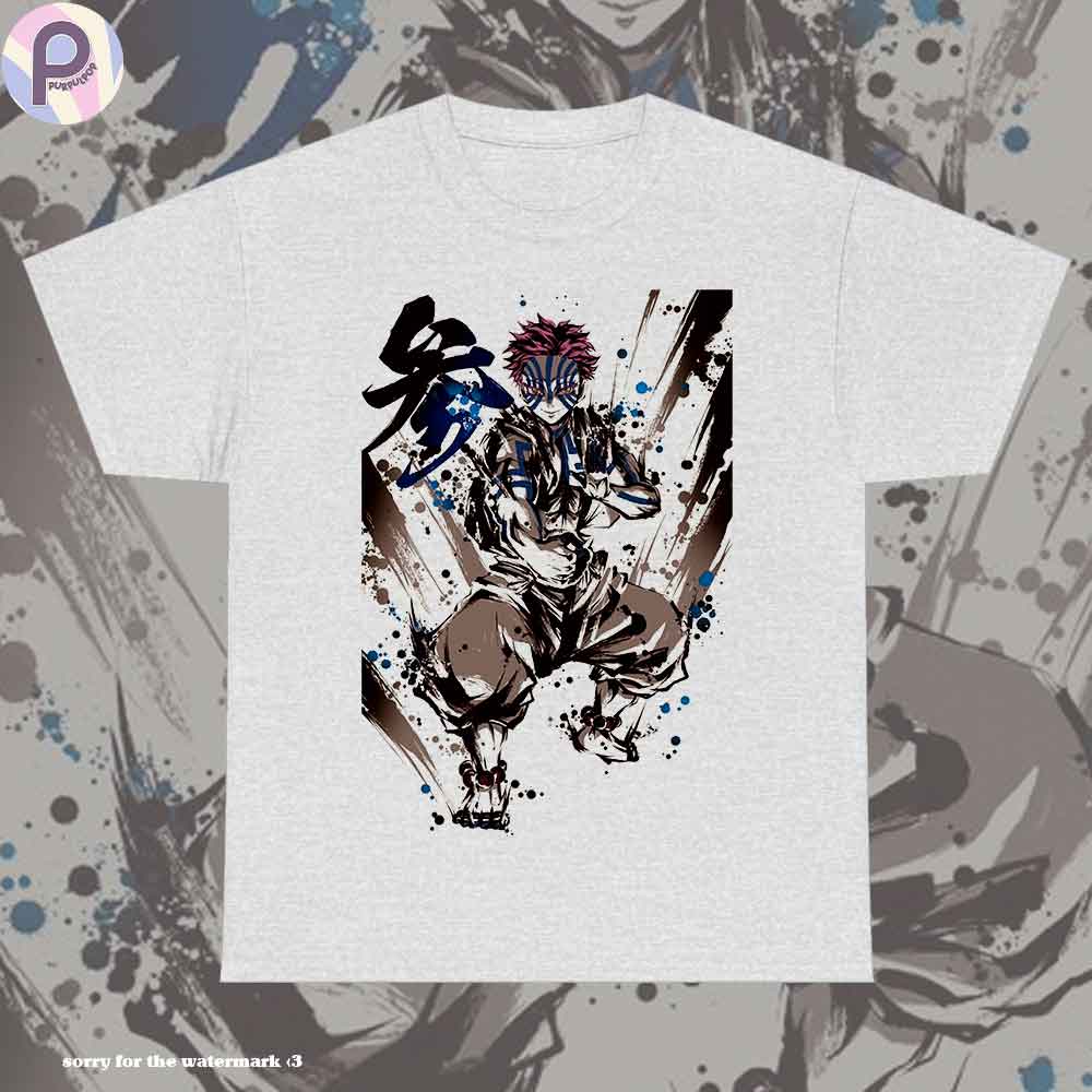 Akaza Upper Moon Rank 3 Infinity Castle 2025 Shirt Akaza Upper Moon Rank 3 Infinity Castle 2025 Shirt