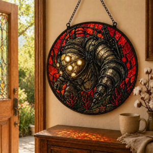 Bioshock Game Stained Glass Suncatcher