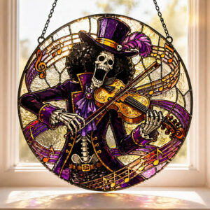 Brook Soul King Stained Glass Suncatcher