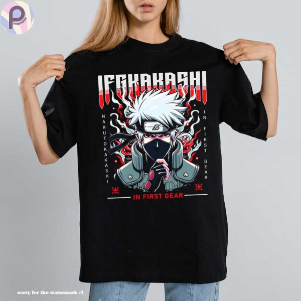 Kakashi Hatake Naruto In First Gear Shirt