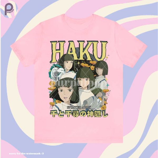 Haku Sprit Away Ghibli Shirt