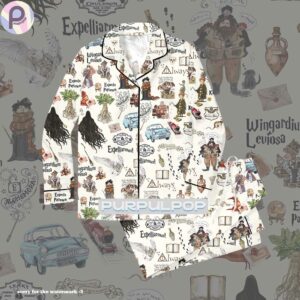 Harry Potter Vintage Art Pajama Set Harry Potter Vintage Art Pajama Set