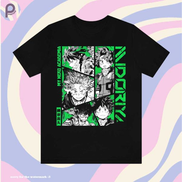 Midoriya Izuku Deku Boku No Hero MHA Shirt