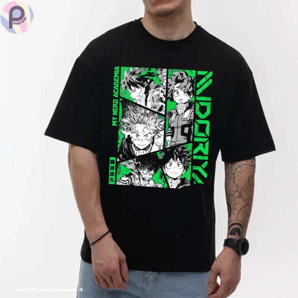 Midoriya Izuku Deku Boku No Hero MHA Shirt