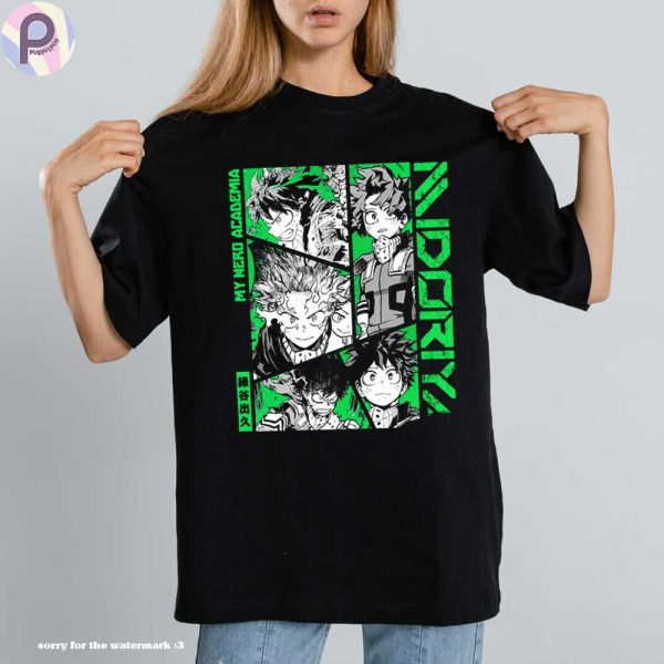 Midoriya Izuku Deku Boku No Hero MHA Shirt