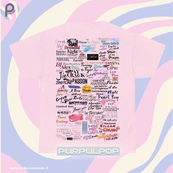 Manhwa Boylove Name Collection Comic Shirt