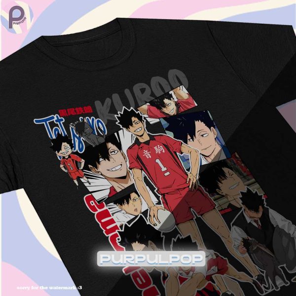 Kuroo Tetsuro Haikyu Baseball Anime Shirt