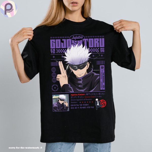 Gojo Satoru Jujutsu Kaisen Y2K Shirt