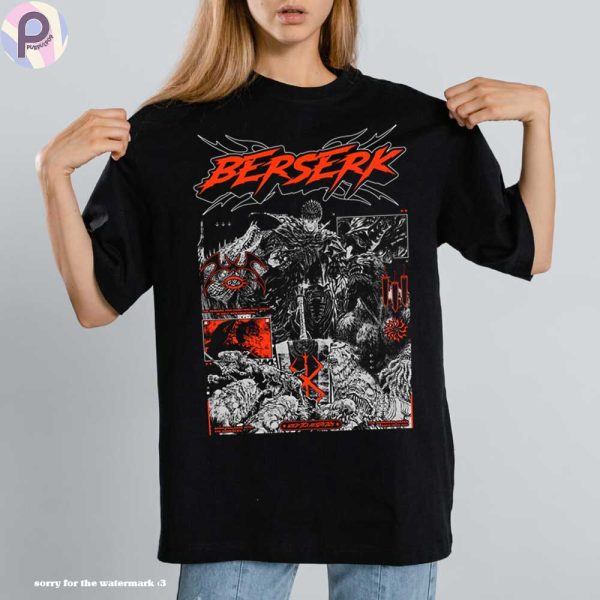 Berserk Guts Heavy Metal Anime Shirt