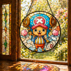 Tony Chopper One Piece Glass Suncatcher