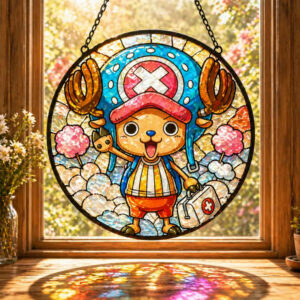 Tony Chopper One Piece Glass Suncatcher Tony Chopper One Piece Glass Suncatcher