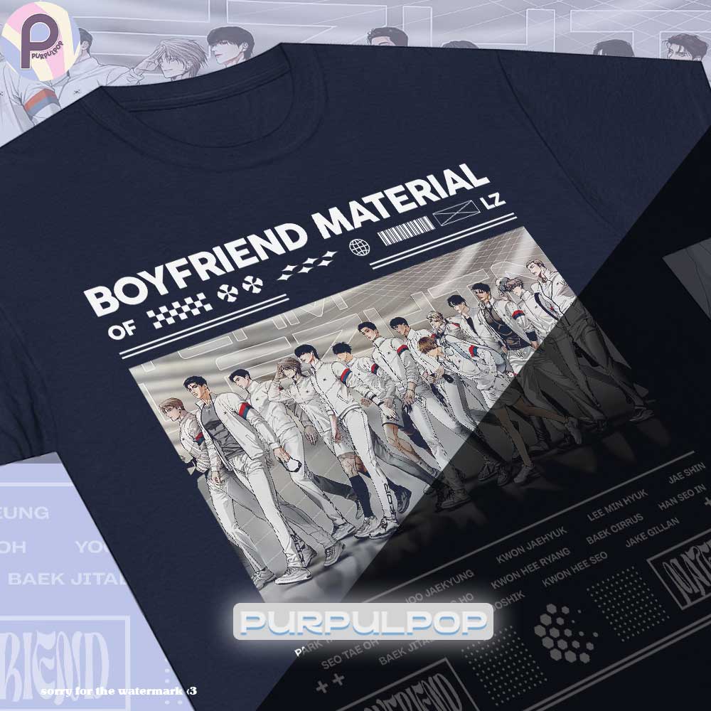 Boyfriend Material LZ Manhwa BL 2024 Shirt Boyfriend Material LZ Manhwa BL 2024 Shirt