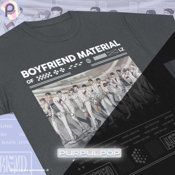 Boyfriend Material LZ Manhwa BL 2024 Shirt