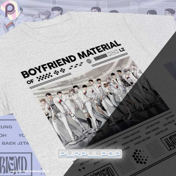 Boyfriend Material LZ Manhwa BL 2024 Shirt