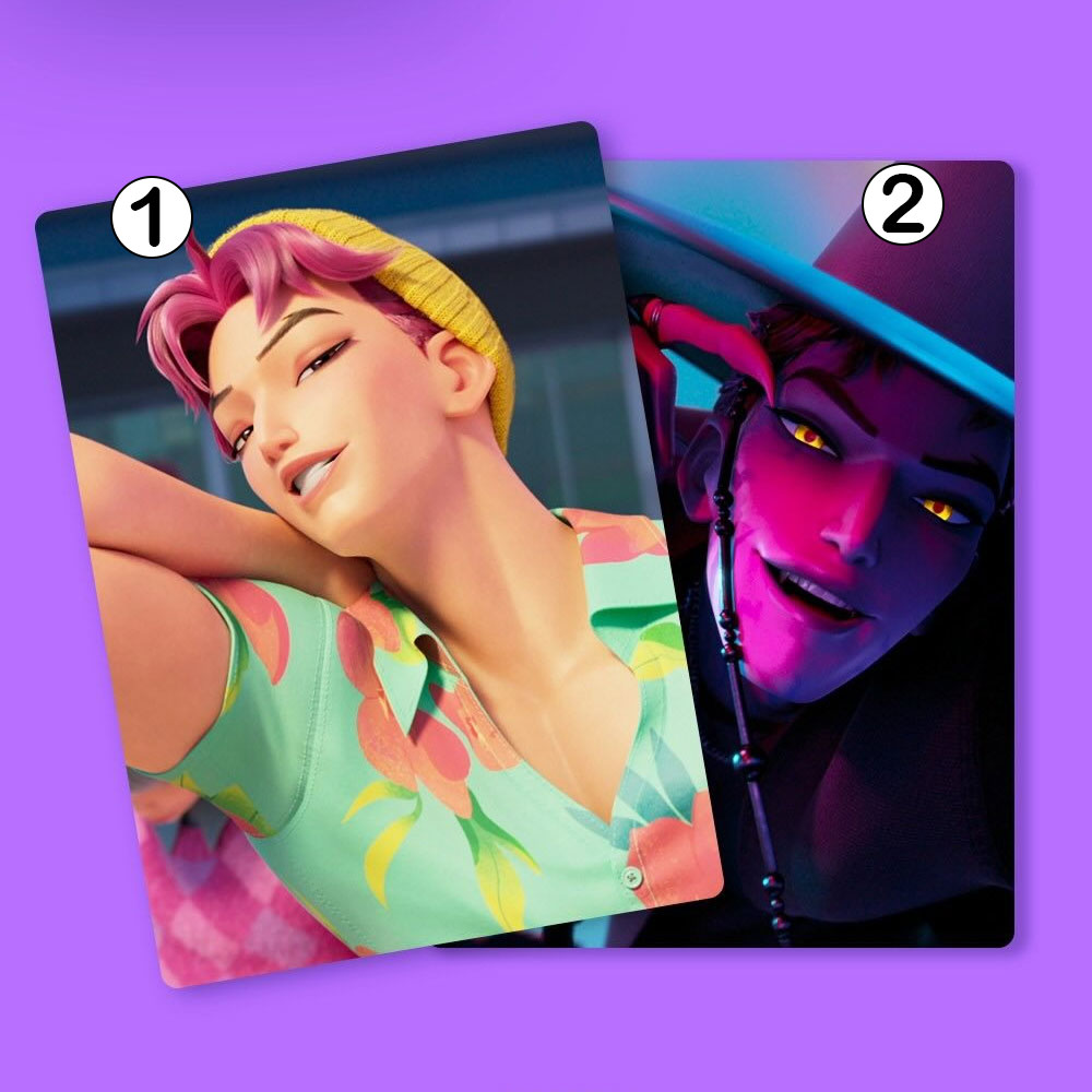 Kpop Demon Hunters Huntrix Saja Boys Photo Card Kpop Demon Hunters Huntrix Saja Boys Photo Card