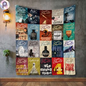 Agatha Christie Books Blanket