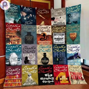 Agatha Christie Books Blanket