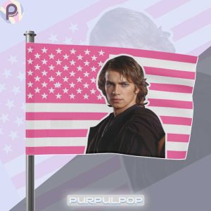 Anakin Skywalker Star Wars 4th of July Flag