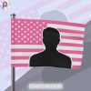 Custom Portrait 4th of July Flag