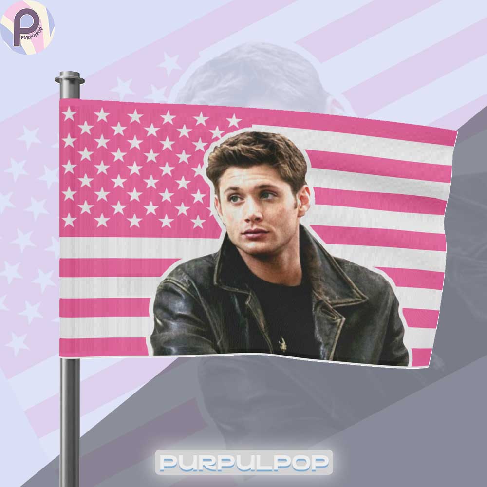 Dean Winchester Supernatural 4th of July Flag Dean Winchester Supernatural 4th of July Flag