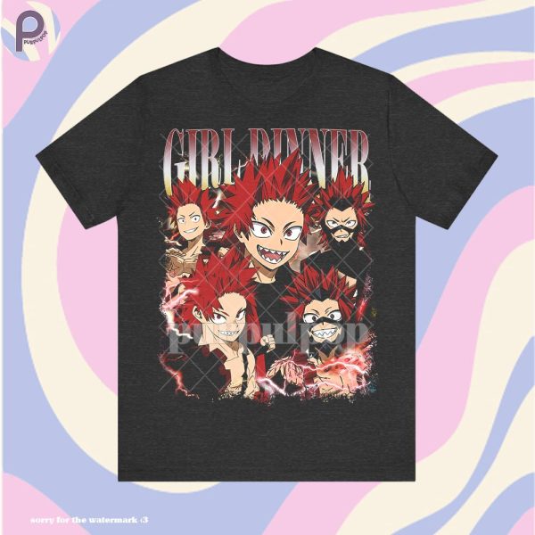 Eijiro Kirishima Girl Dinner My Hero Academia Shirt