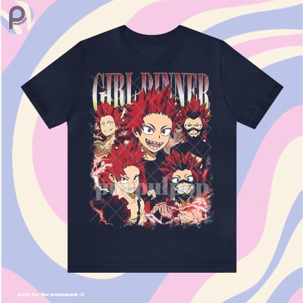 Eijiro Kirishima Girl Dinner My Hero Academia Shirt